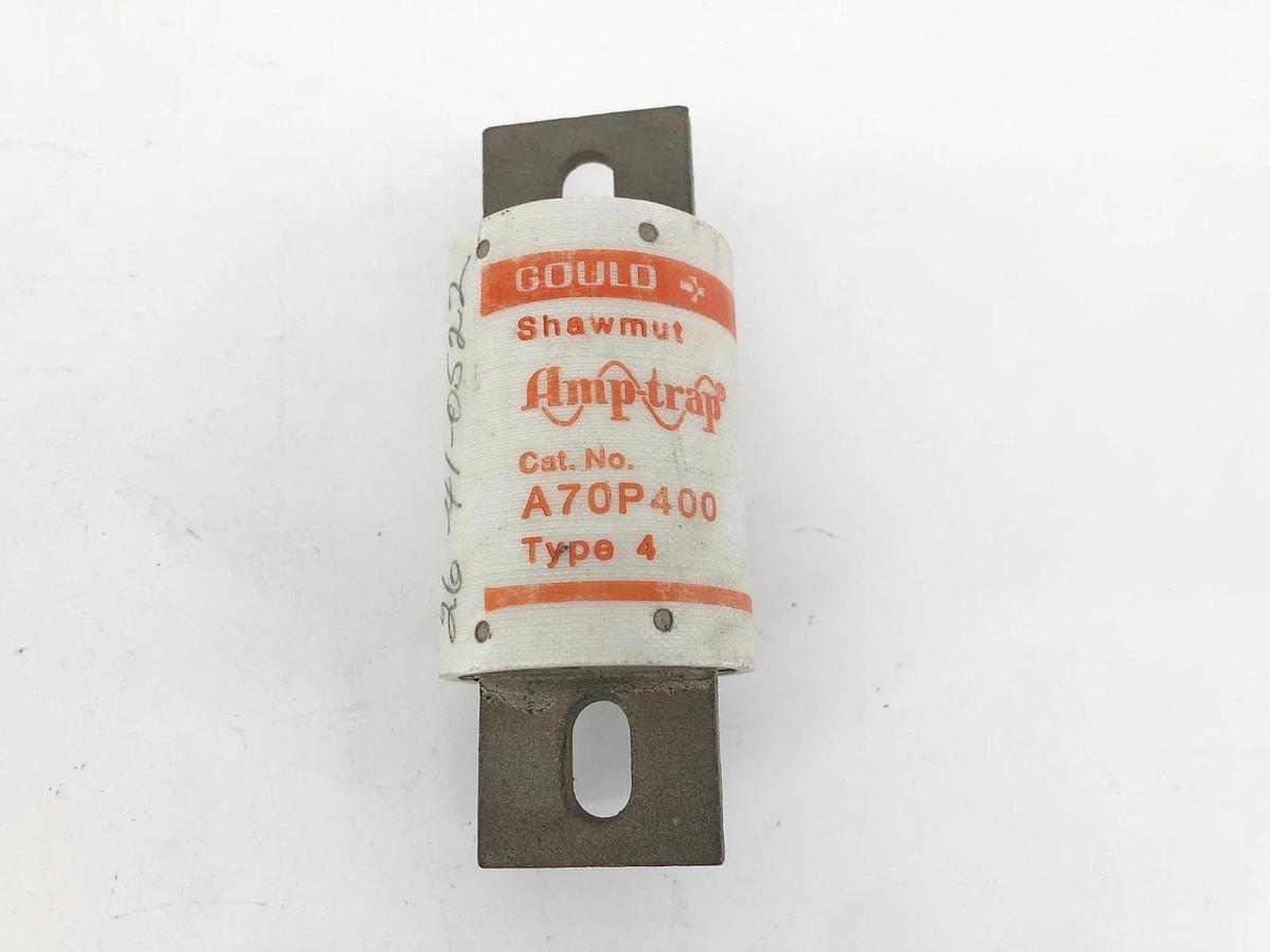 New Gould Shawmut A70P400-4 Amp-Trap Fuse 400A 700V Type 4 Form 101 - No Box