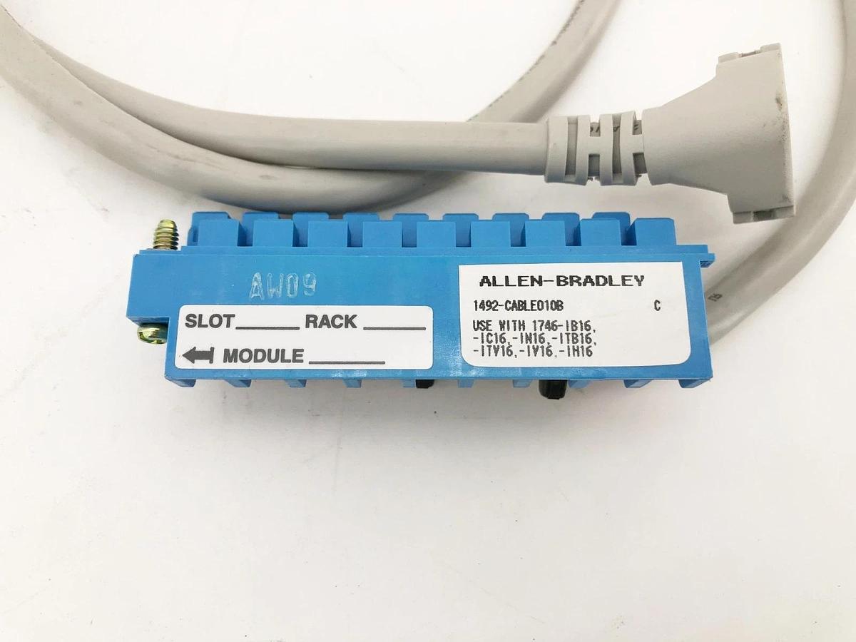 New Allen-Bradley 1492-CABLE010B Pre-Wired Cable For 1746 I/O Module - No Box