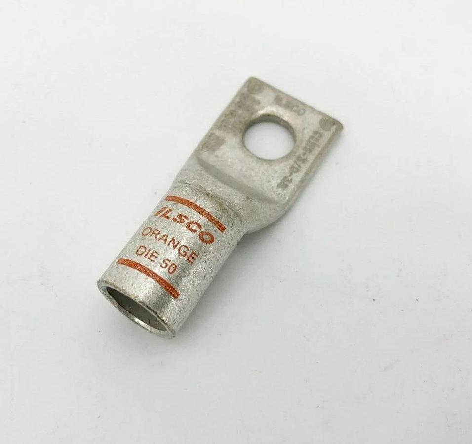 Lot of 3 New Ilsco CSWS-3/0-38 Compression Lugs 3/0AWG Orange Die 50