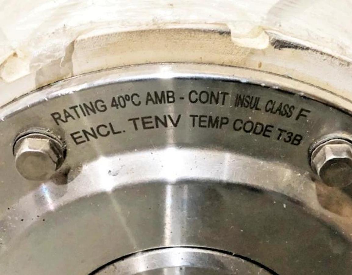 New Van Der Graaf TM127B25-410 Drum Motor 1HP 480VAC 3PH 237ft/min - No Box