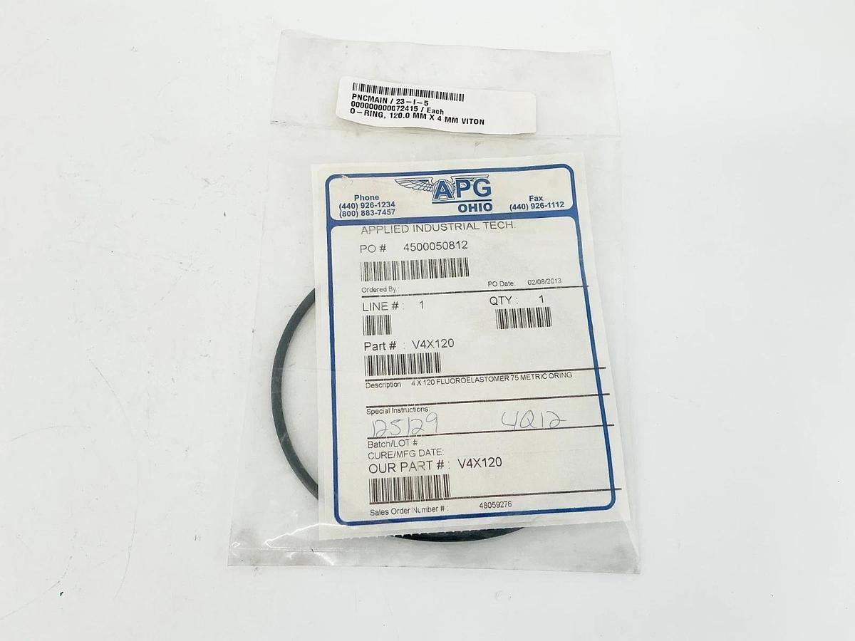 New Applied Industrial Technologies V4X120 O-Ring 4X120