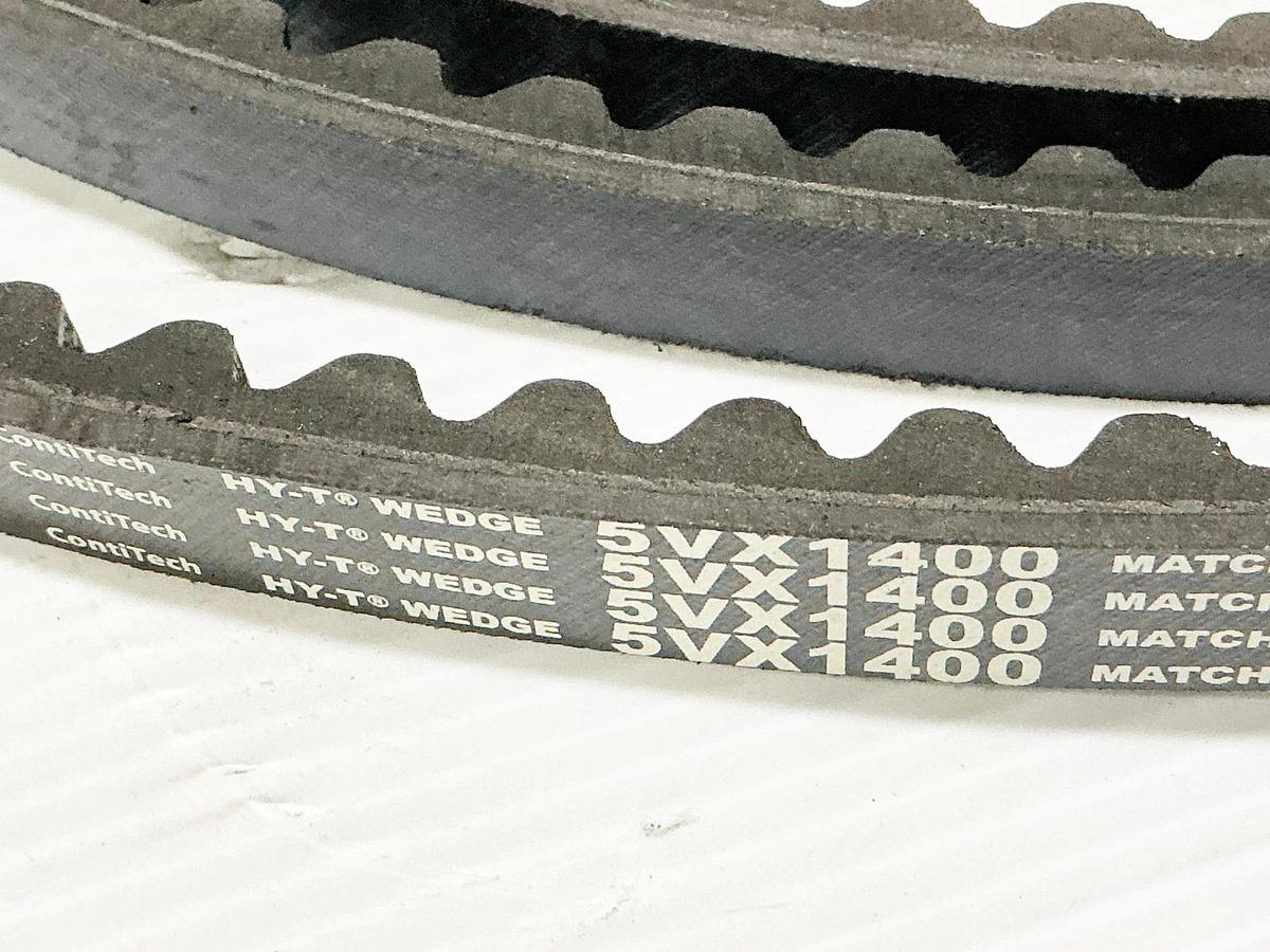 New Continental 5VX1400 HY-T Wedge Belt 140" Length 0.62" Width 1 Rib- No Box