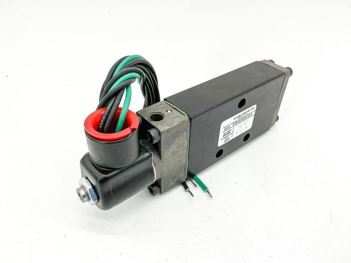 New Alkon 375-02-004-33-5 Solenoid Valve 24VDC 26A01017 Coil - No Box