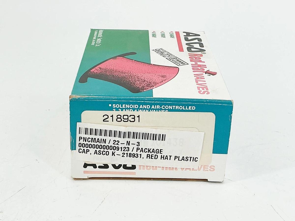 New Box of 10 Asco 218931 Rebuild Kit Cap