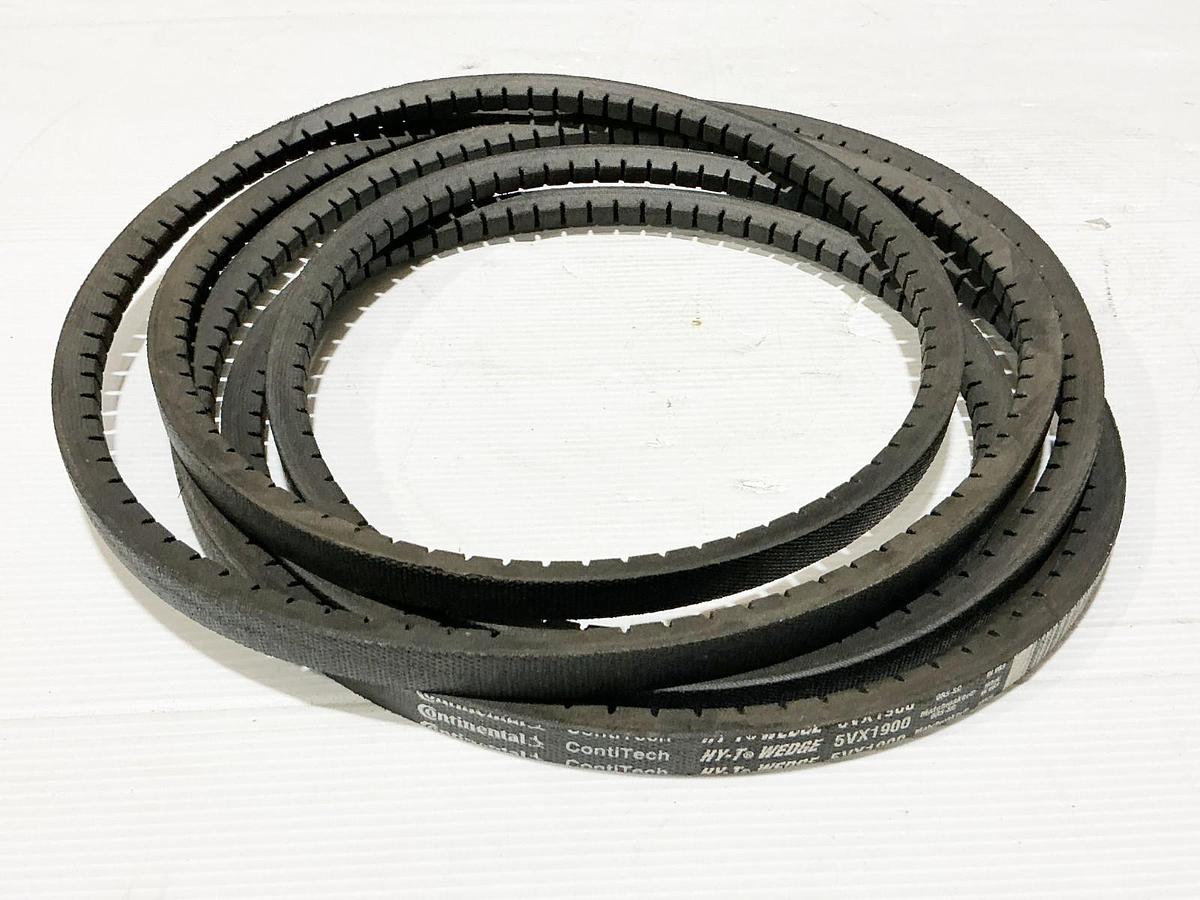 New Continental 5VX1900 Cogged Belt 190" Length 5/8" Width - No Box