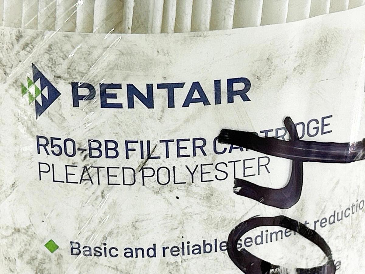 New Lot of 2 Pentair R50-BB Pleated Polyester Water Filter 9-3/4-IN X 4-1/2-IN