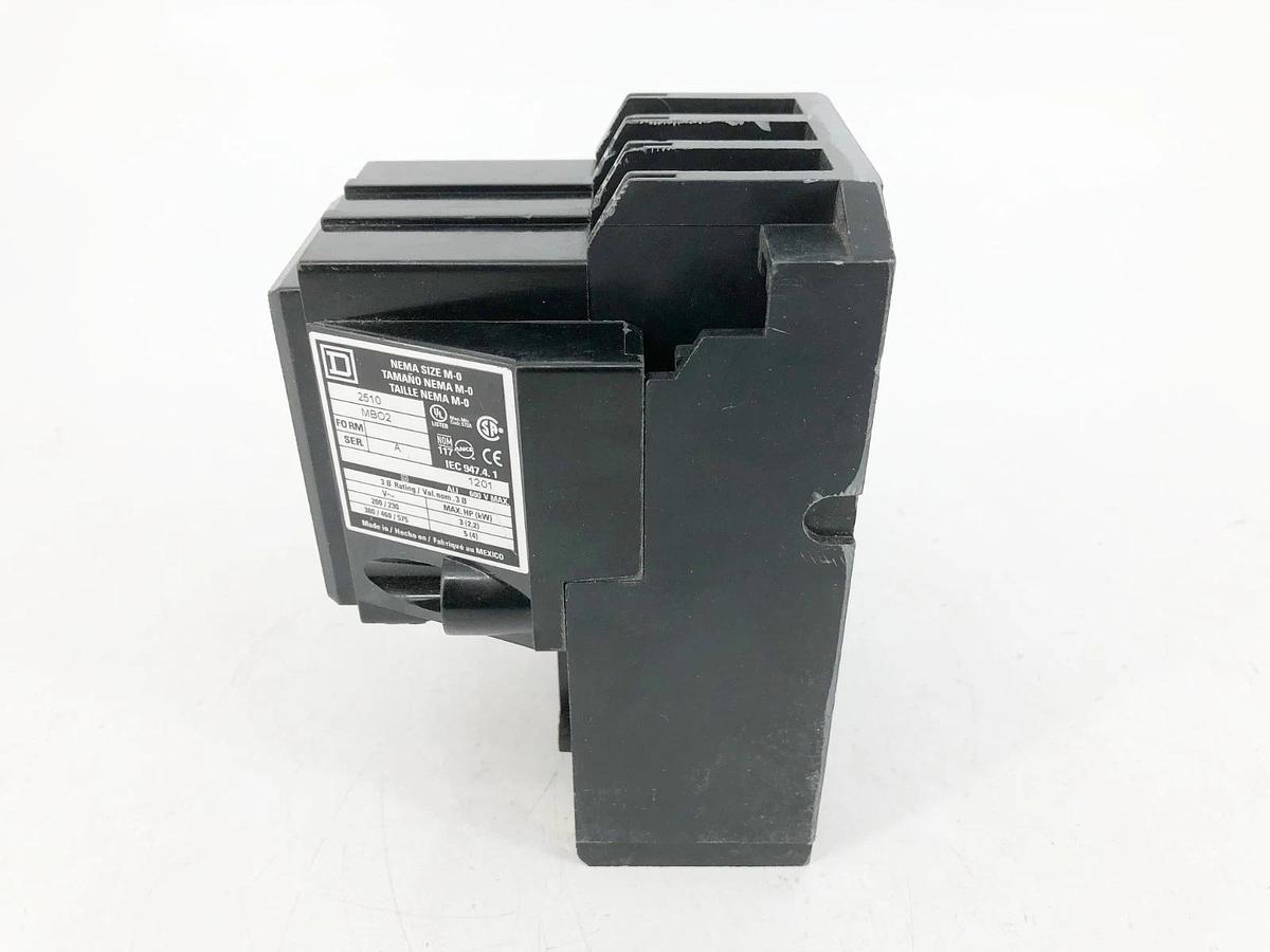 Used Square D 2510MBO2 Manual Non-Reversing Starter 575VAC 5HP Size M-0