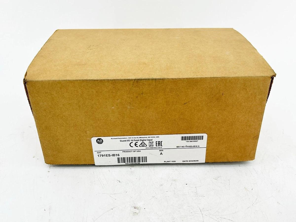 New Allen Bradley 1791ES-IB16 I/O Module Ethernet/ IP Safety Compact Block Modul