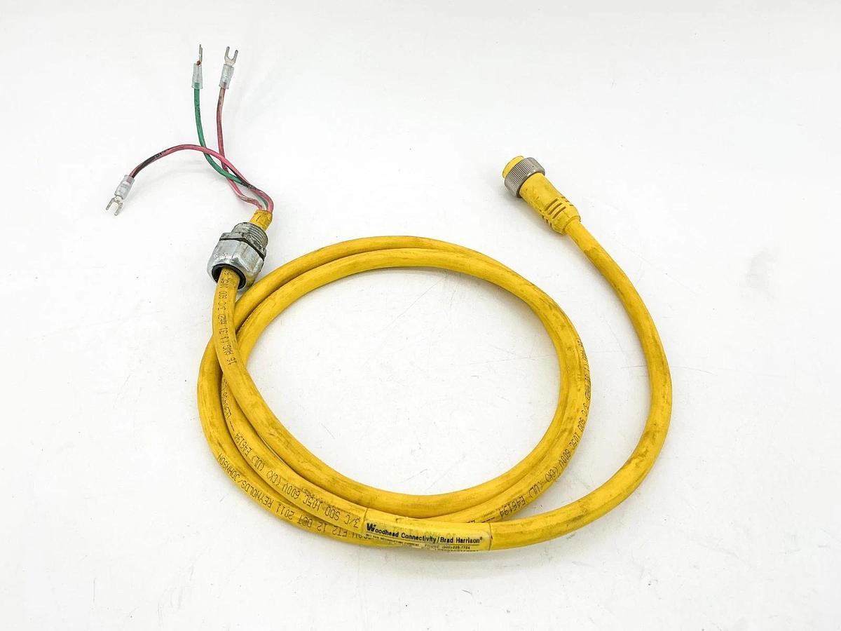 Used Allen Bradley 889N-U6AF-6F QD Cordset 6Pin Mini Straight Ser.B 70"
