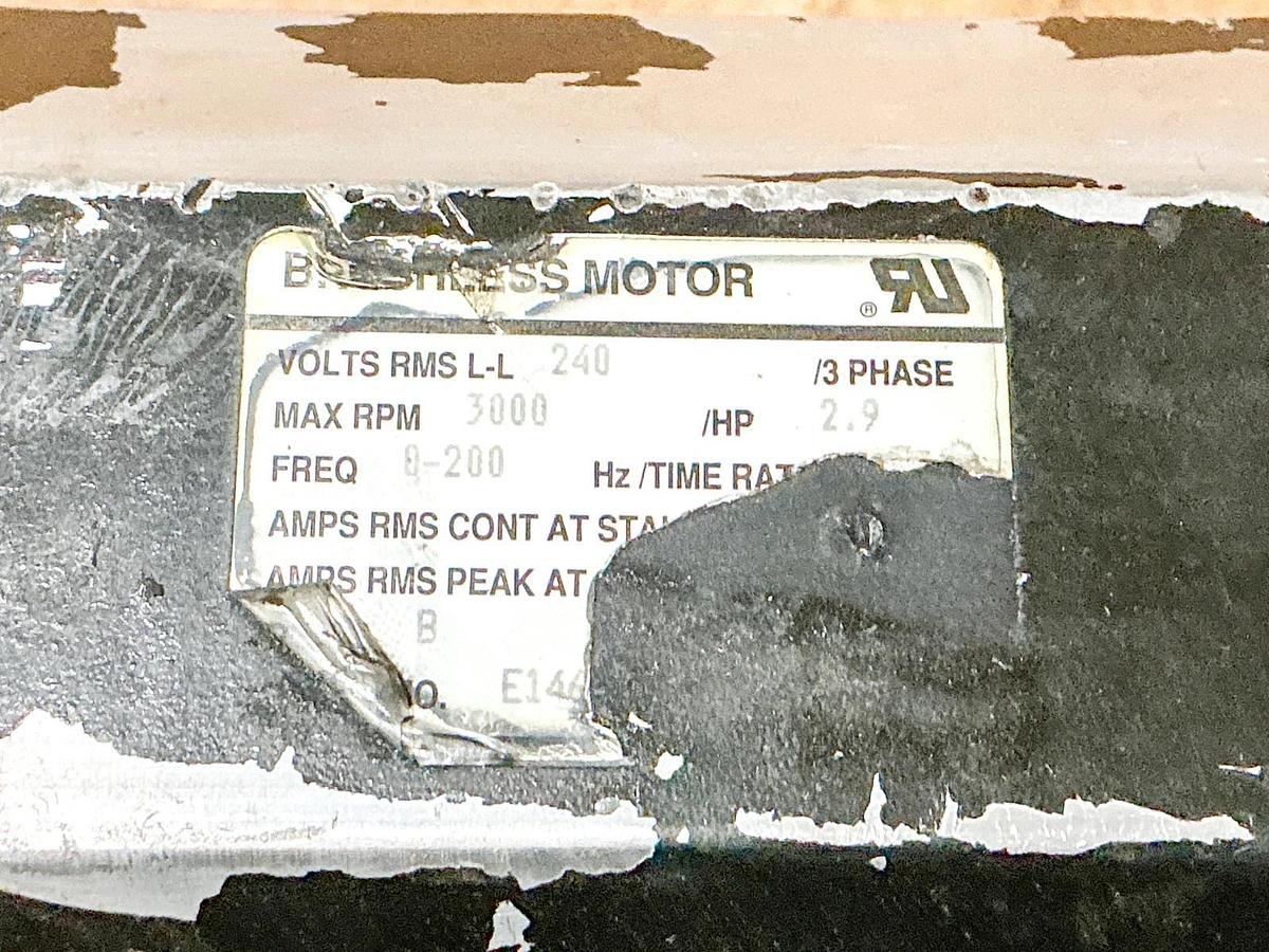 Used Allen Bradley Reliance F-4075-R-H00AA Servo Motor 3000RPM 3PH 2.9 HP 240V