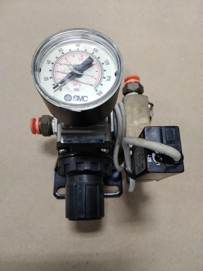 New SMC IRV20-N11BG Vacuum Pressure Regulator, -100 to -1.3kPa, 3/8" One-Touch