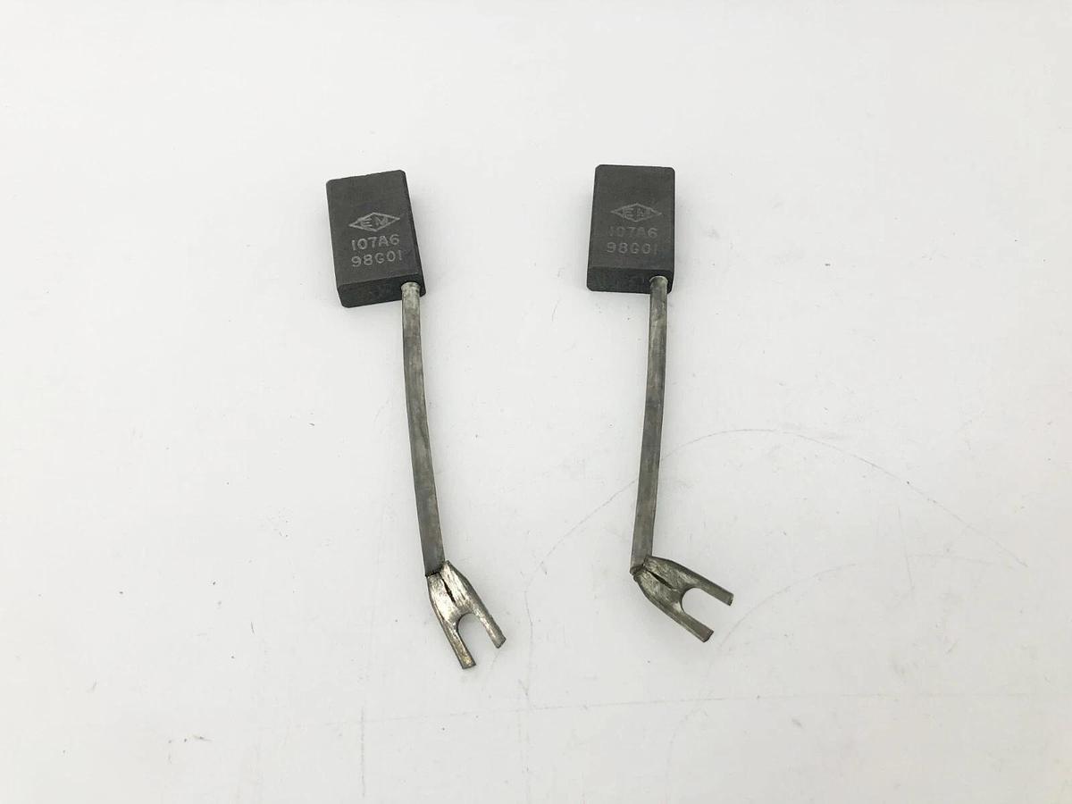 Lot of 2 New EM 107A6 98G01 Carbon Brushes