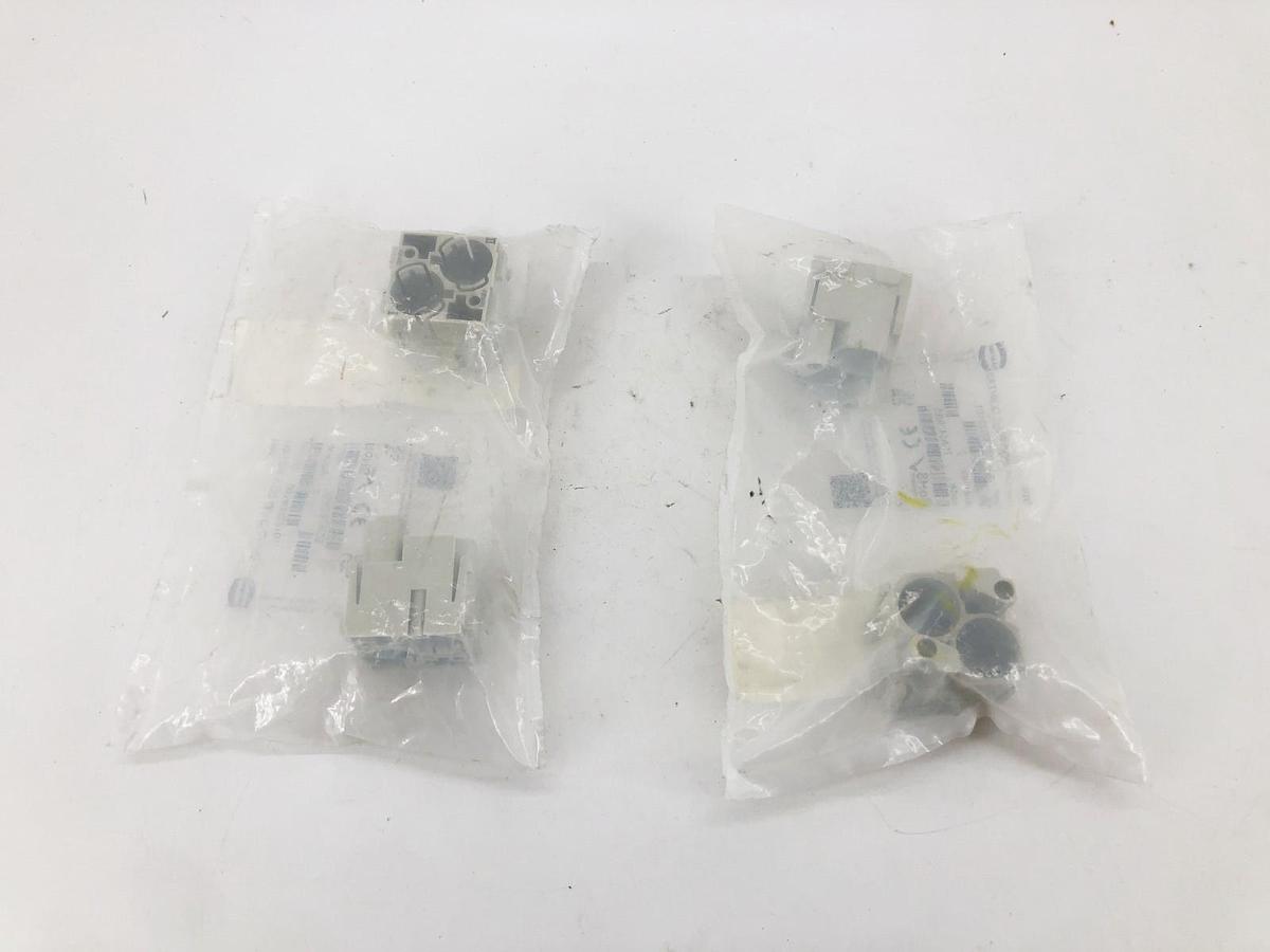 Lot of 4 New Harting 09140023101 Connectors Female MOD BU-C Quintax