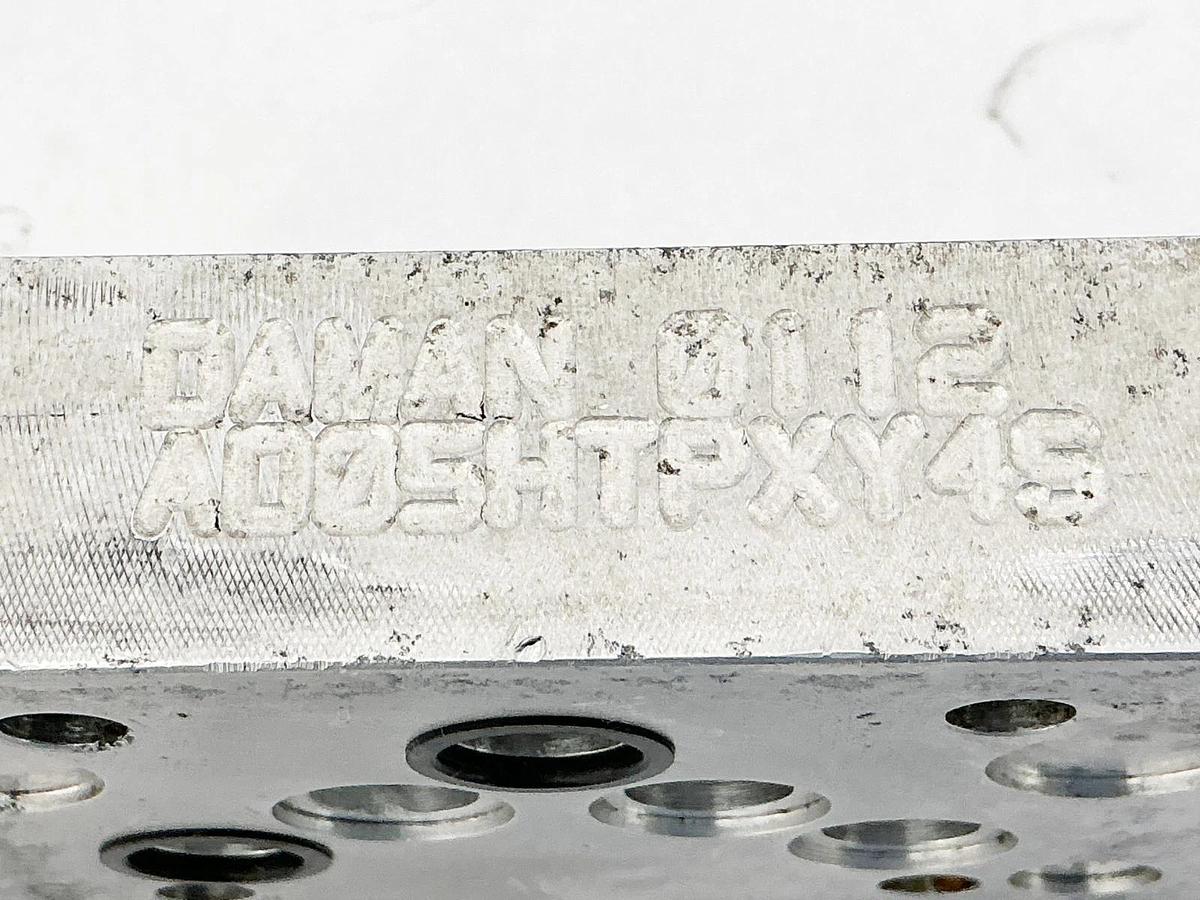 Used Daman AD05HTPXY4S Aluminum Tapping Plate