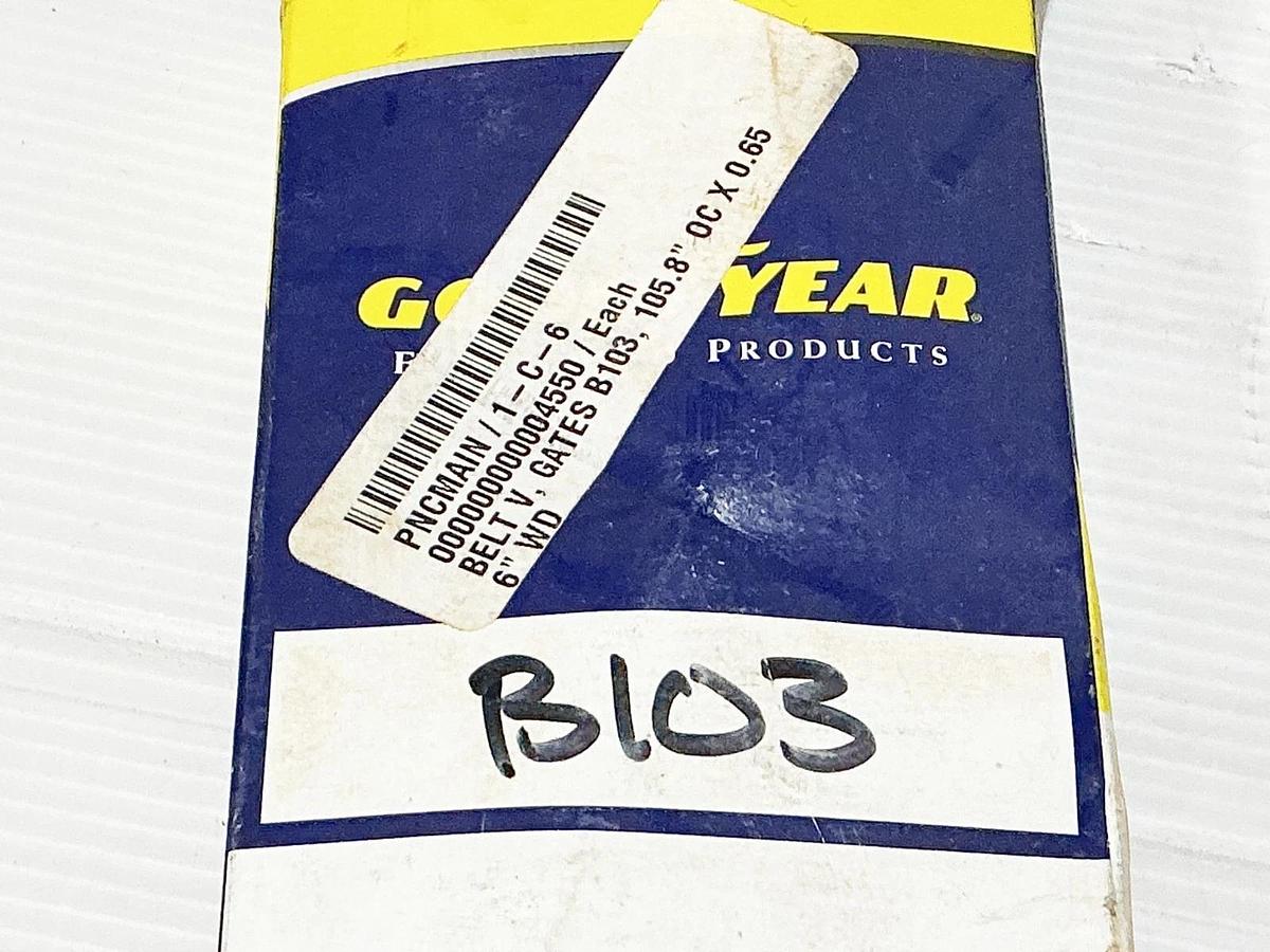 New Lot of 2 GoodYear B103 HY-T Belt 106" Length 21/32" Width - No Box
