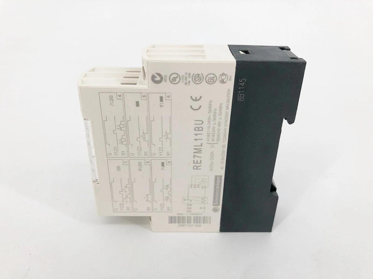 New Schneider Electric RE7 ML11BU Multi-Function Timer Relay 0.05s-300h