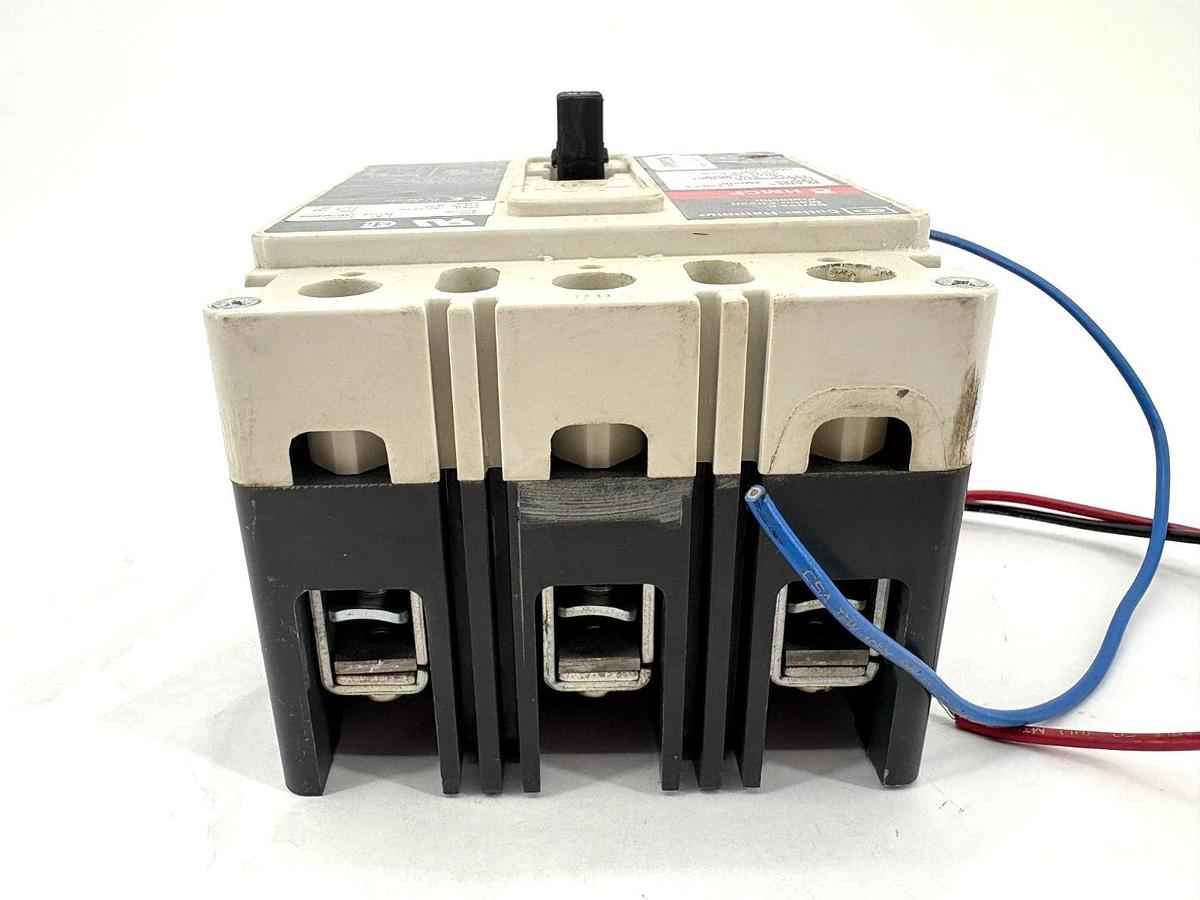 Used Cutler-Hammer HMCP030H1C 30A Circuit Breaker w/ A1X1PK Aux. Switch 3P 600VAC