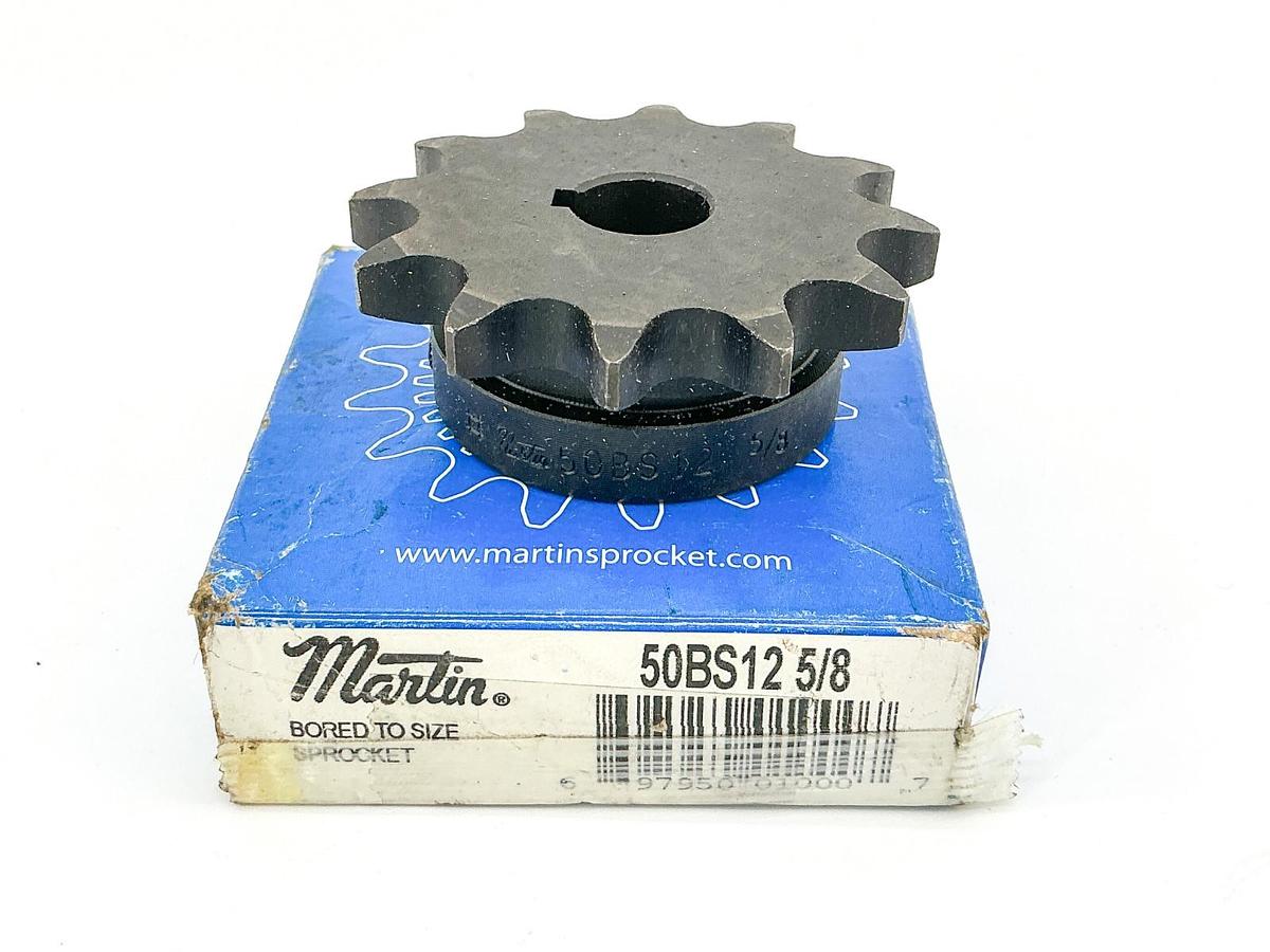 New Martin 50BS12 5/8 Bored to size Sprocket 5/8" Bore