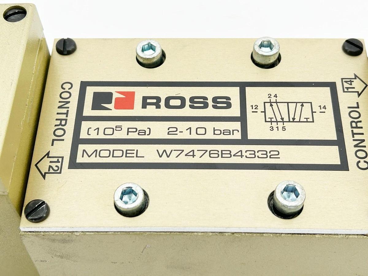 New Ross Controls W7476B4332 Solenoid Valve 2-10Bar 110/120V 50/60Hz