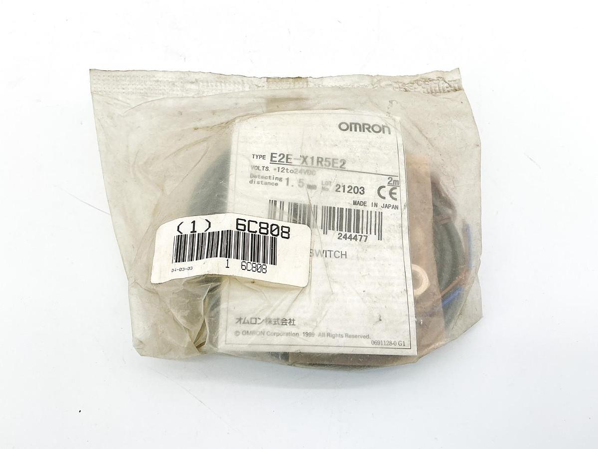 New Omron E2E-X1R5E2 Proximity Switch 12-24VDC 1.5MM Detecting Distance