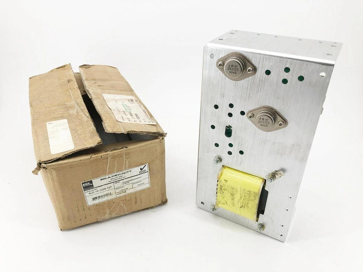 New Sola HD SLD-12-3434-12T Power Supply 100-240VAC In ±12VDC 3.4A Out