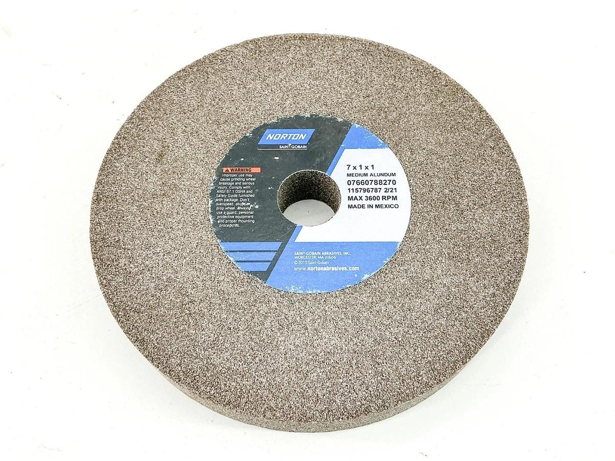 New Norton 88270 Grinding Wheel 7X1X1 178mm 7" 60 Grit