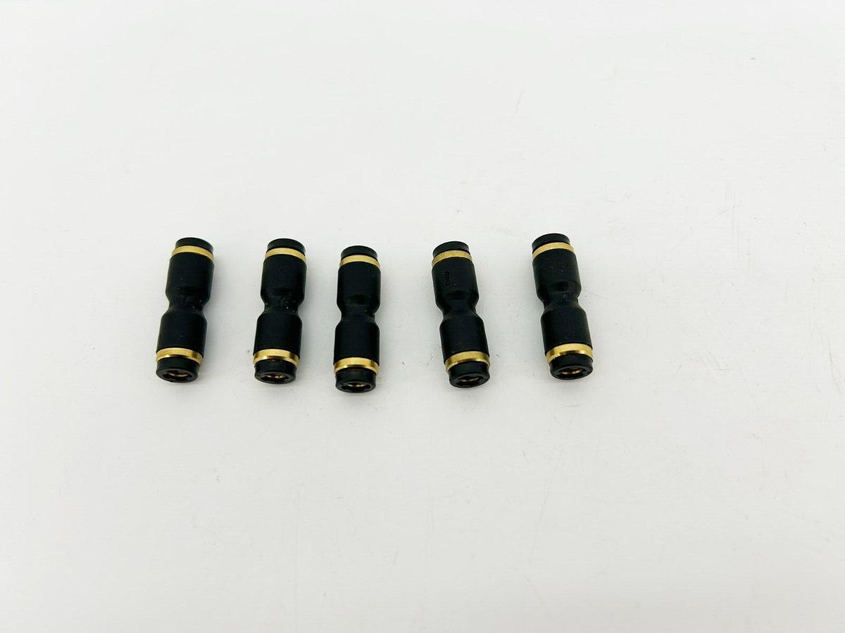 Lot of 5 New Lawson 87639 Unions, 3/16" Tube OD, Glass Reinforced Nylon