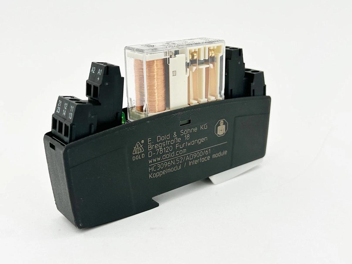 New E.Dold & Sohne HC3096N.52/AD900/61 Force Guided Relay 24V 10Pin - No Box