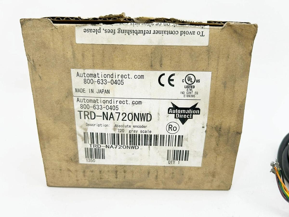 Used Automation Direct TRD-NA720NWD Rotary Encoder, 10-26 VDC, 8mm Shaft