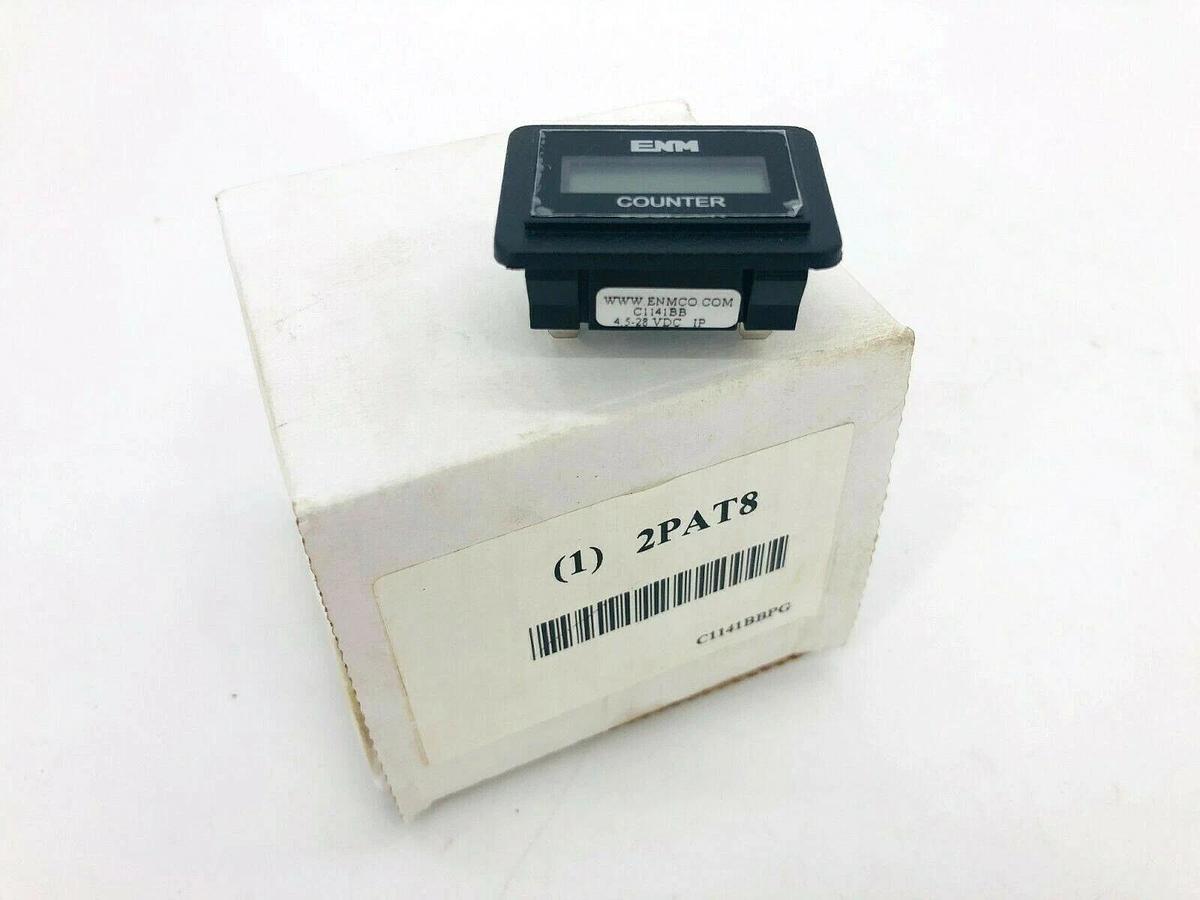 Used New ENMCO C1141BB Electronic LCD Counter