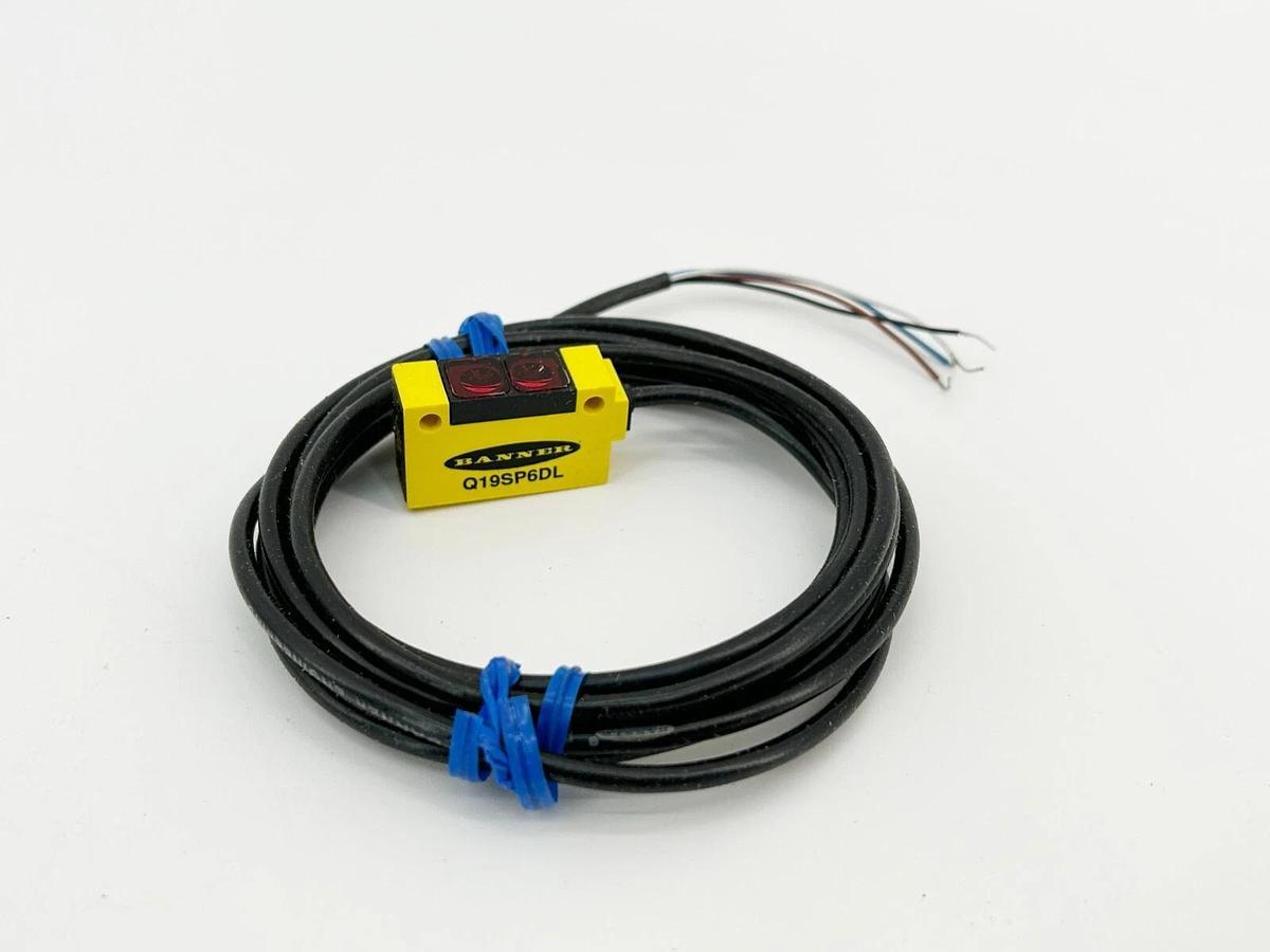 New Banner Engineering Q19SP6DL Photoelectric Sensor 39" Range 30VDC 31617