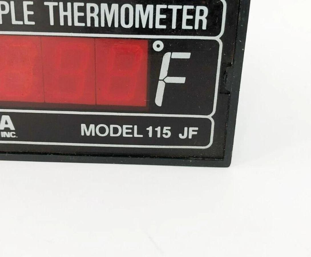 Used Omega 115-J-F Thermocouple Digital Thermometer 115JF