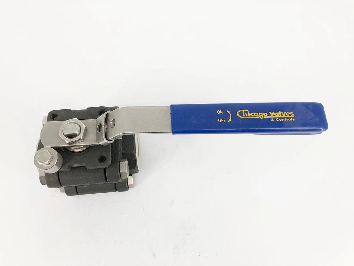 New Chicago Valves 794466XRMMTE012 Ball Valve 1-1/4" WCB - No Box