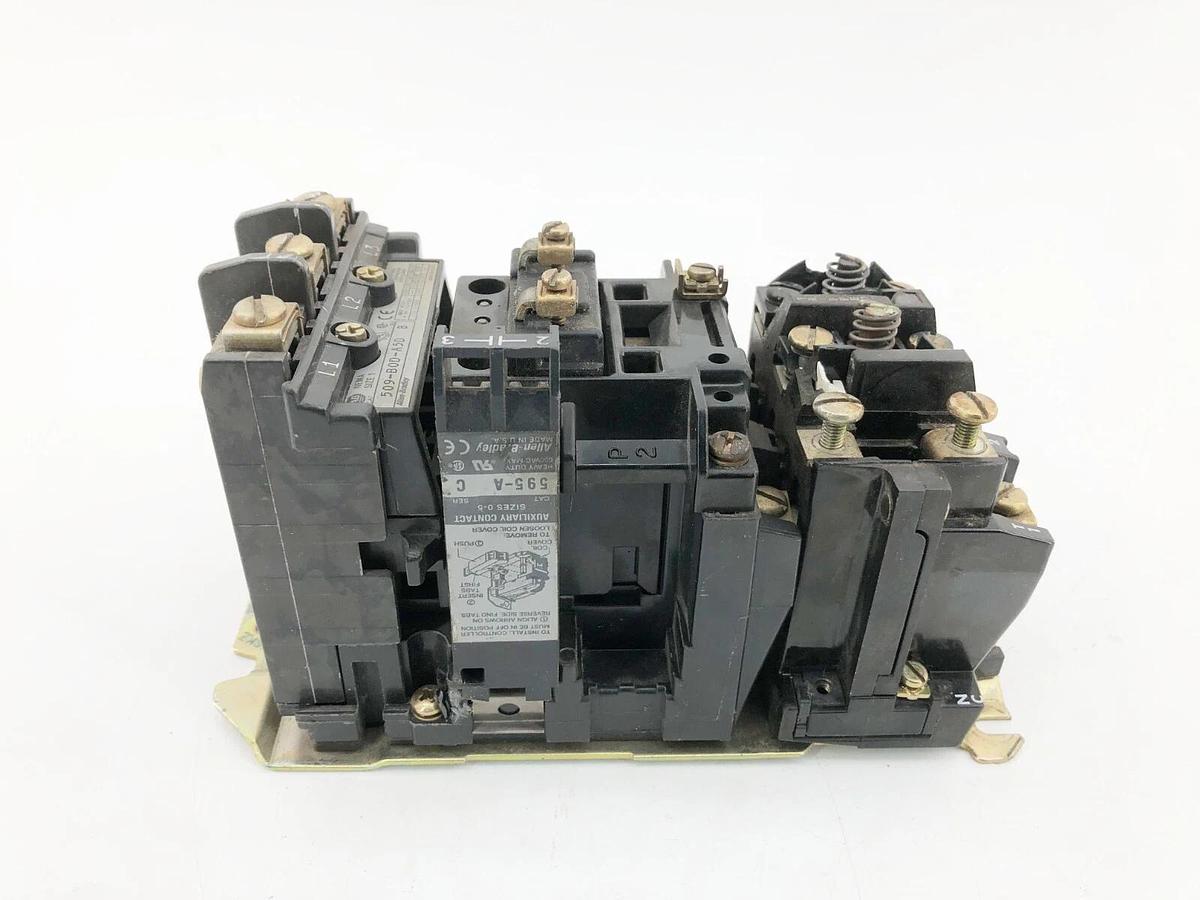 Used Allen Bradley 509-BOD-A5D Ser. B Starter 115-120V 60Hz 110V 50Hz