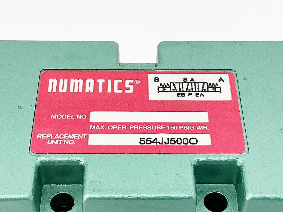 New Numatic 554JJ500O Solenoid Valve 150PSIG