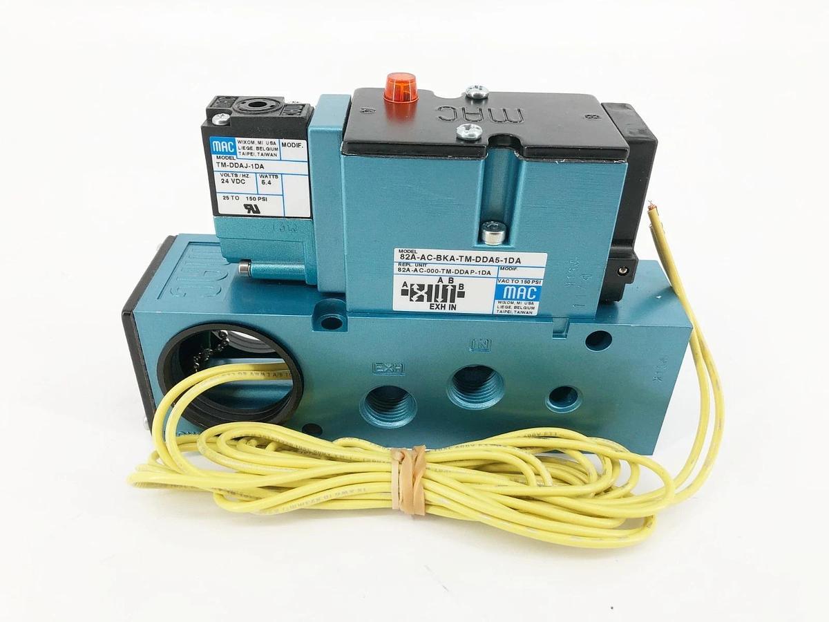 New MAC Valves 82A-AC-BKA-TM-DDA5-1DA Solenoid Valve 24VDC 150psi 5.4W