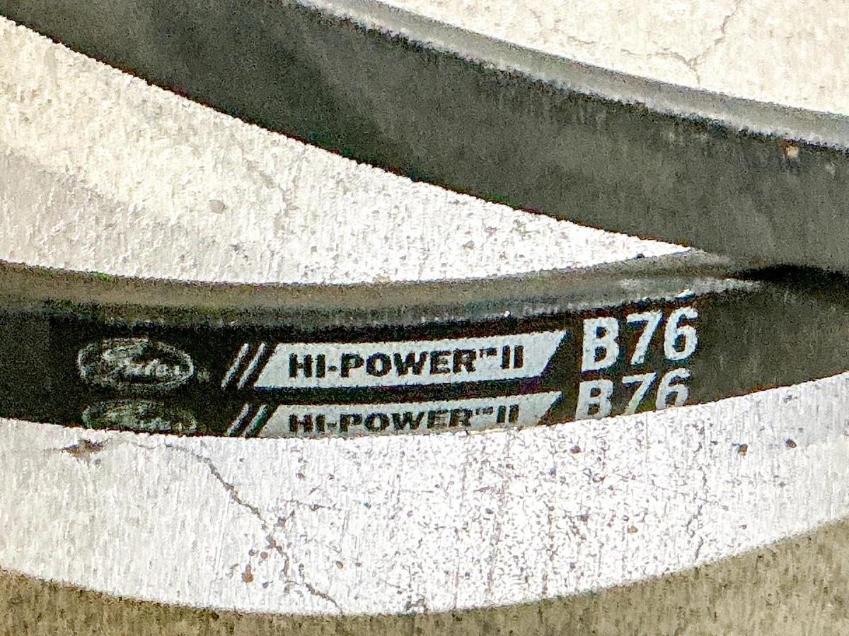 New Lot of 3 Gates Hi-Power II B76 V-Belt 11/16"X79" 9003-2076