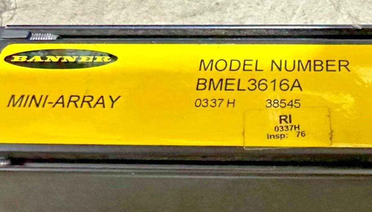 New Banner Engineering BMEL3616A Mini-Array 38545 Emitter Sensor 35.6" - No Box