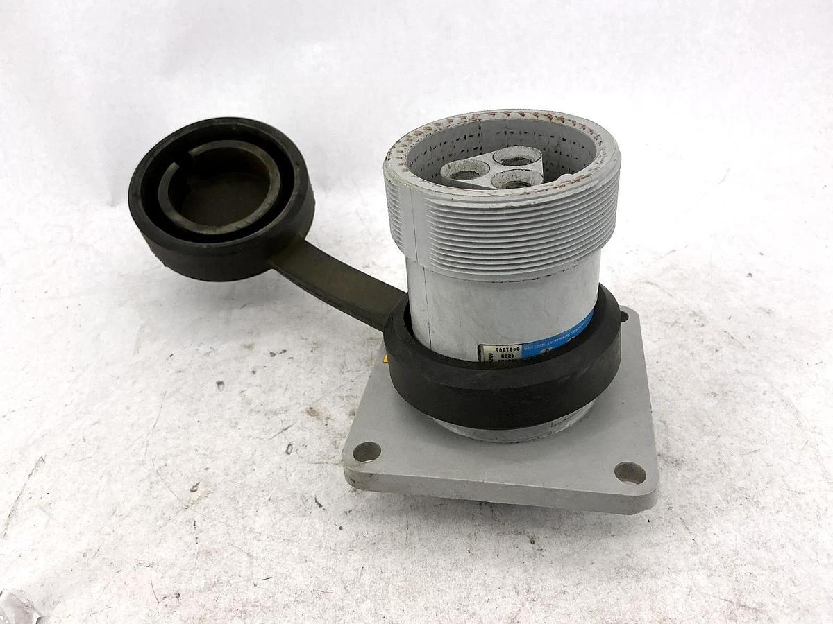 Used Crouse Hinds NR632 & NPJ6384 Pin & Sleeve Plug 2W 3P 60A 250VDC 600VAC