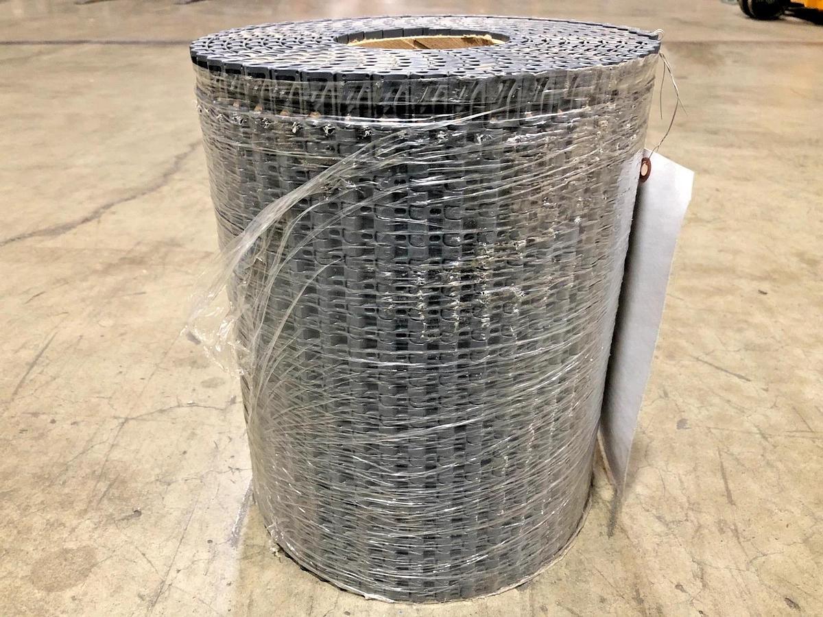 New Intralox 8095 Series 1000 Flat Top Acetal Gray 15.21FT x 12" W - No Box