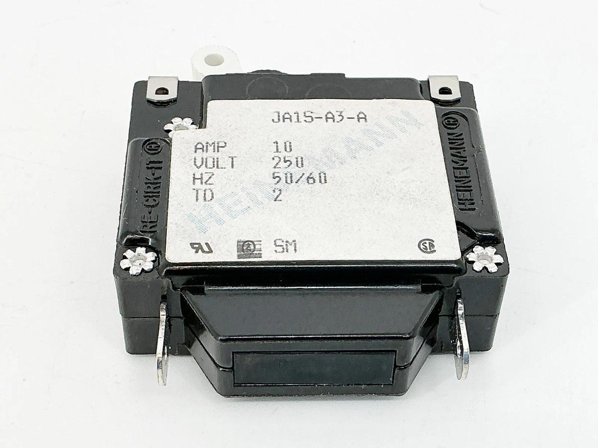 New Heinemann JA1S-A3-A Circuit Breaker 10A 250V 50/60Hz - No Box