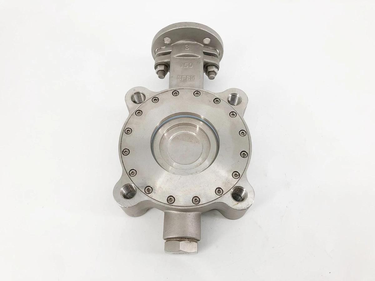 New Delta T 030-851-SSPT-BST Butterfly Valve 3" Stainless Steel - No Box