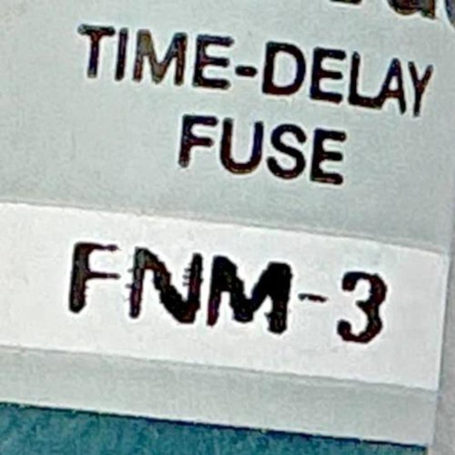 New Bussmann FNM-3 250Vac Time-Delay Fuse 3A 250V Box of 10