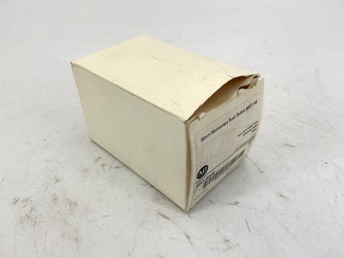 New Allen Bradley 800T-B2D2 Ser T Momentary Push Button 30mm Black 1NC