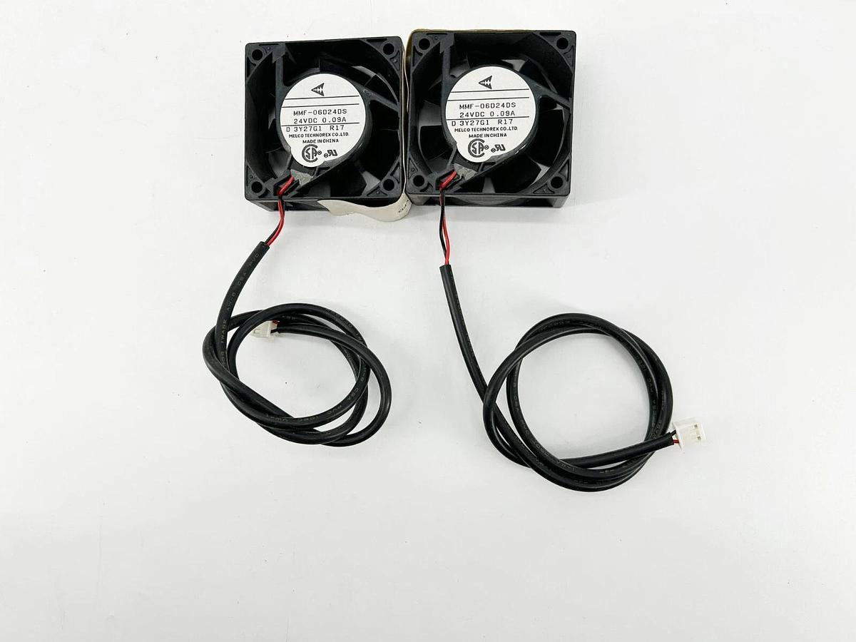 New Lot of 2 MMF-06D24DS Cooling Fan 24VDC 0.09A