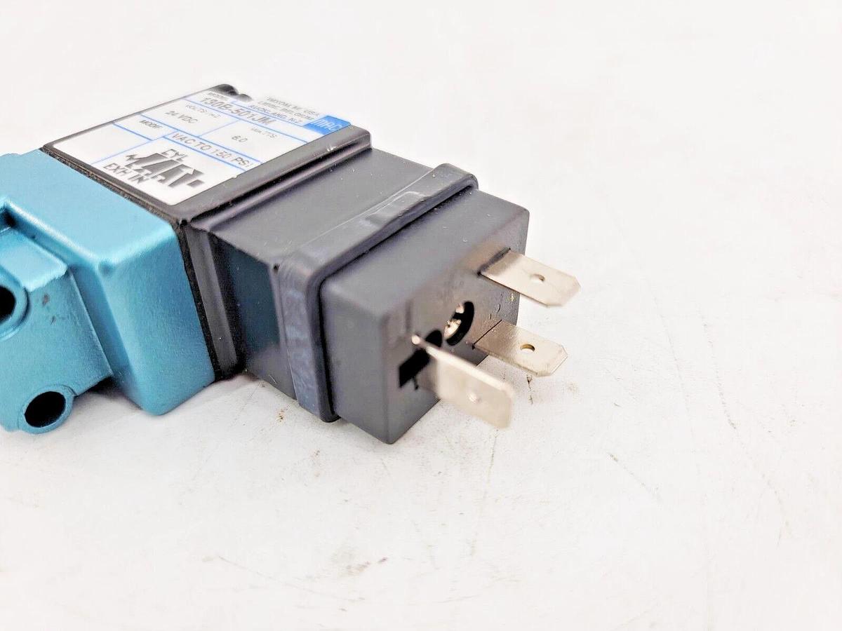 New Mac Valves 130B-501JM Solenoid Valve 24VDC 150PSI Max