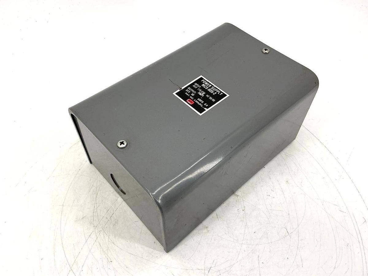Used Warner Electric MCS-805-2 Power Supply 0.4A 115-230VAC 50VA 50/60HZ
