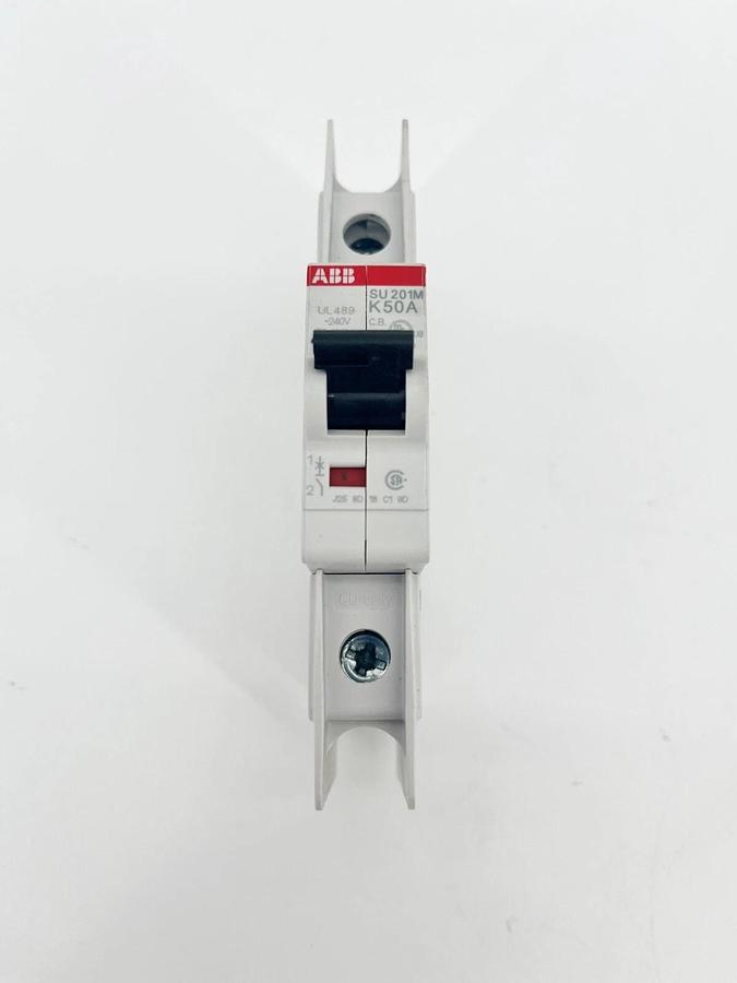 Used ABB SU201M-K50 Miniature Circuit Breaker 50A 1P 240V 2CDS271337R0577