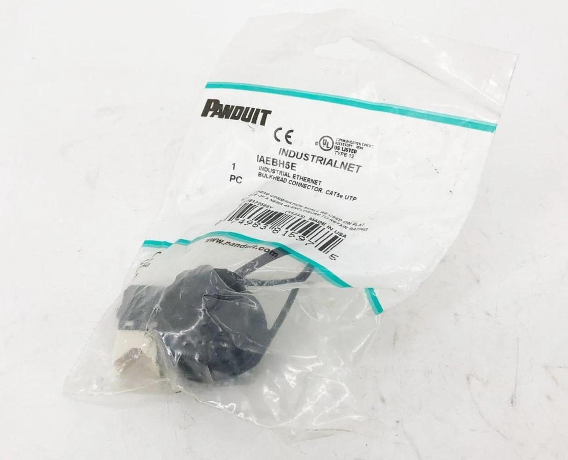 New Panduit IAEBH5E Ethernet Bulkhead Connector CAT5e UTP