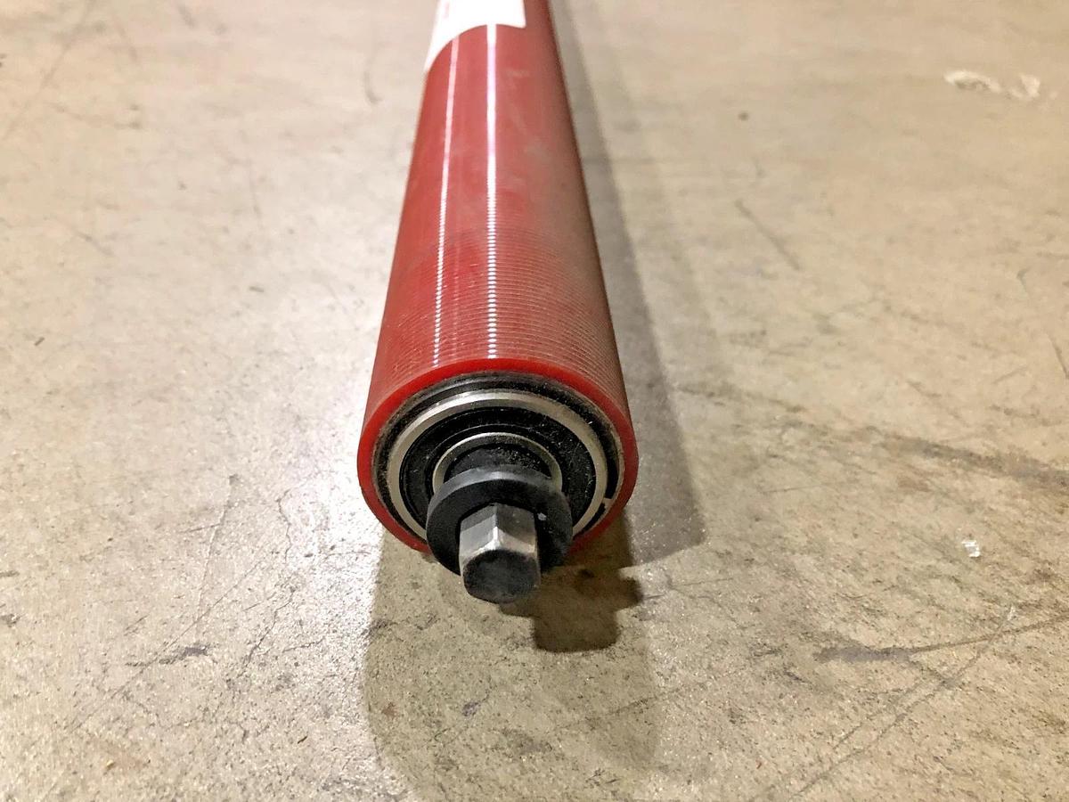 New Honeywell Intelligrated 9231265 Urethane Covered Roller 1.75" Red